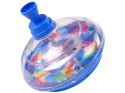 LEAN Toys Bączek Do Kręcenia Zabawka Kolory Diody LED Muzyka