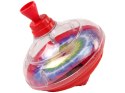 LEAN Toys Bączek Do Kręcenia Zabawka Kolory Diody LED Muzyka
