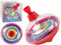 LEAN Toys Bączek Do Kręcenia Zabawka Kolory Diody LED Muzyka