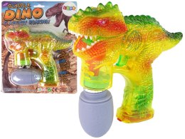 LEAN Toys Bańki Mydlane Dinozaur Płyn Do Baniek Jajko