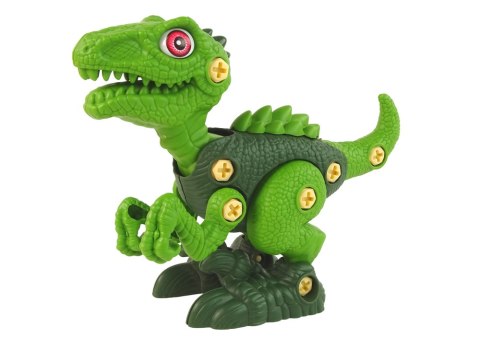 LEAN Toys Dinozaur Do Rozkręcania Majsterkowanie Zielony LEAN Toys Dinozaur Do Rozkręcania Majsterkowanie Zielony
