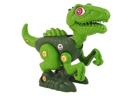 LEAN Toys Dinozaur Do Rozkręcania Majsterkowanie Zielony LEAN Toys Dinozaur Do Rozkręcania Majsterkowanie Zielony