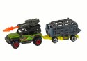 LEAN Toys Dinozaury Zestaw Samochód Z Rakietą Przyczepa
