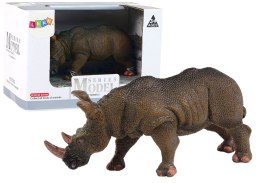 LEAN Toys Duża Figurka Kolekcjonerska Nosorożec Zwierzęta Świata