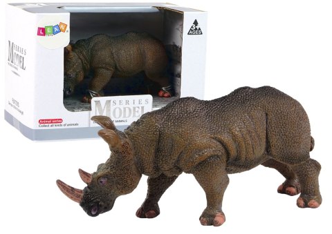 LEAN Toys Duża Figurka Kolekcjonerska Nosorożec Zwierzęta Świata