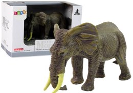 LEAN Toys Duża Figurka Kolekcjonerska Słoń Zwierzęta Świata