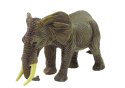 LEAN Toys Duża Figurka Kolekcjonerska Słoń Zwierzęta Świata