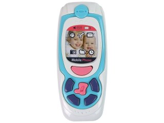 LEAN Toys Dziecięcy Edukacyjny Telefon Komórkowy Melodia Niebieski