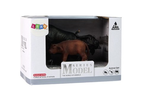 LEAN Toys Figurka Bawoła Cielątko Zwierzęta Afrykańskie Zoo