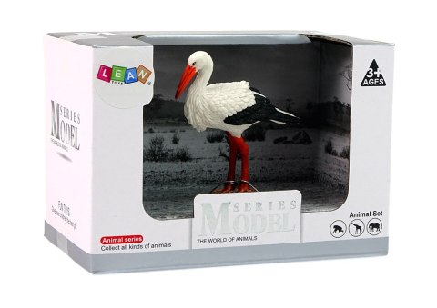 LEAN Toys Figurka Kolekcjonerska Bocian Biały Figurka Ptak LEAN Toys Figurka Kolekcjonerska Bocian Biały Figurka Ptak