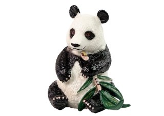 LEAN Toys Figurka Kolekcjonerska Panda Wielka z Bambusem