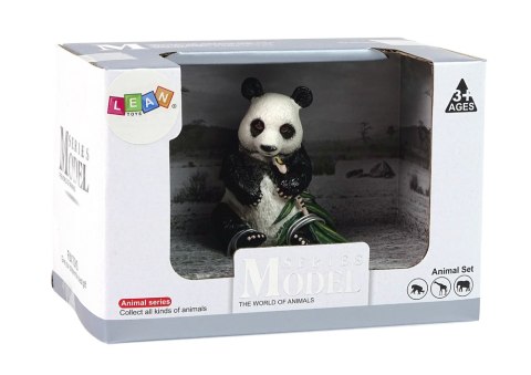 LEAN Toys Figurka Kolekcjonerska Panda Wielka z Bambusem LEAN Toys Figurka Kolekcjonerska Panda Wielka z Bambusem