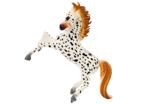 LEAN Toys Figurka Konia Biały Koń w Kropki Stojący Stajnia Farma Cute Horse LEAN Toys Figurka Konia Biały Koń w Kropki Stojący Stajnia Farma Cute Horse