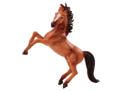 LEAN Toys Figurka Konia Brązowy Szary Koń Stojący Stajnia Farma Cute Horse