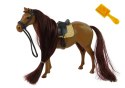 LEAN Toys Figurka Konia Koń Do Czesania Brązowa Grzywa