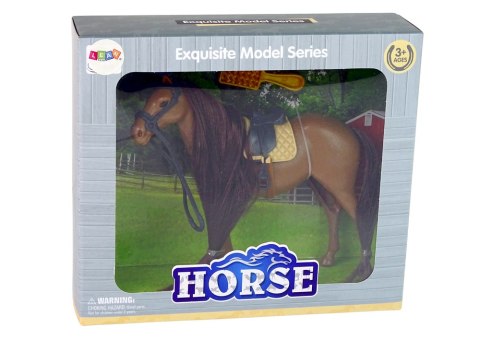 LEAN Toys Figurka Konia Koń Do Czesania Brązowa Grzywa LEAN Toys Figurka Konia Koń Do Czesania Brązowa Grzywa