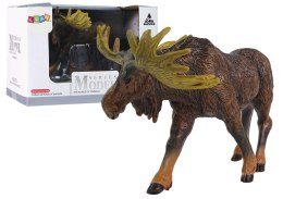LEAN Toys Figurka Łoś Zwierzęta Leśne Las