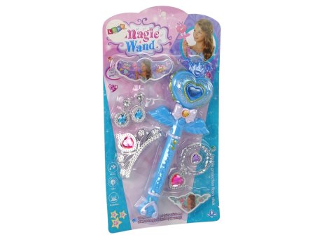 LEAN Toys Interaktywna Magiczna Różdżka Projektor Niebieska Akcesoria Wróżka LEAN Toys Interaktywna Magiczna Różdżka Projektor Niebieska Akcesoria Wróżka