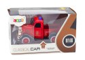 LEAN Toys Klasyczne Autko Strażackie 1:36 Napęd Światła Dźwięki Czerwony