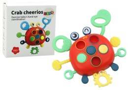LEAN Toys Krab Sensoryczny Interaktywny Edukacyjna Zabawka Dla Dzieci Gryzak