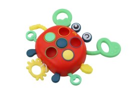 LEAN Toys Krab Sensoryczny Interaktywny Edukacyjna Zabawka Dla Dzieci Gryzak