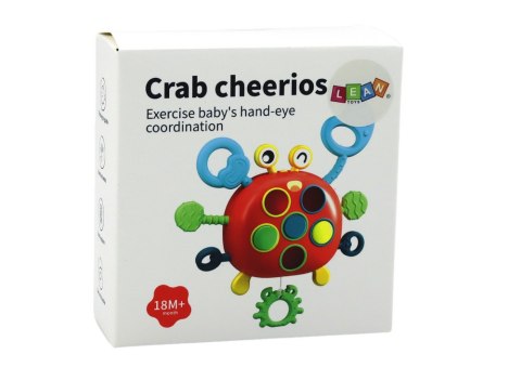 LEAN Toys Krab Sensoryczny Interaktywny Edukacyjna Zabawka Dla Dzieci Gryzak