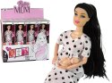 LEAN Toys Lalka Dla Dzieci W Ciąży Biała Sukienka