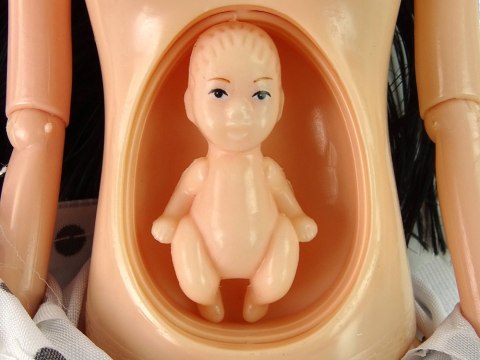 LEAN Toys Lalka Dla Dzieci W Ciąży Biała Sukienka LEAN Toys Lalka Dla Dzieci W Ciąży Biała Sukienka