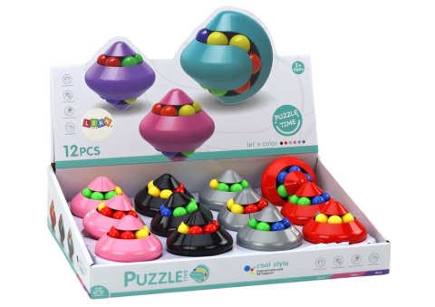 LEAN Toys Magiczna Kula Łamigłówka Kulka Gra Logiczna Kulka Kolorowa LEAN Toys Magiczna Kula Łamigłówka Kulka Gra Logiczna Kulka Kolorowa