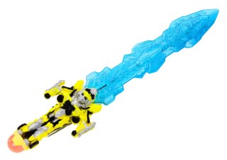 LEAN Toys Miecz Świetlny Robot Światła Dźwięki Laser Niebieski