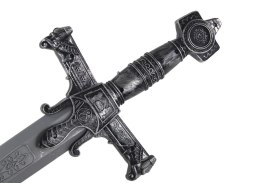 LEAN Toys Miecz Wojownika Zdobiona Rękojeść Dźwięki 80cm x 18cm x 3cm