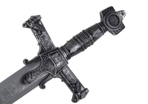 LEAN Toys Miecz Wojownika Zdobiona Rękojeść Dźwięki 80cm x 18cm x 3cm