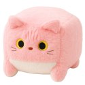LEAN Toys Pluszowa Maskotka Przytulanka Kot Kostka Różowy 18cm