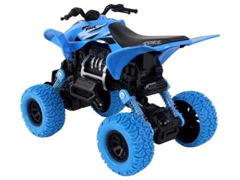LEAN Toys Pojazd Terenowy Pchacz Quad XC Gumowe Koła Niebieski