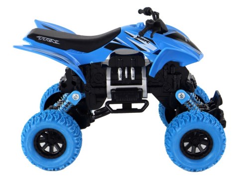 LEAN Toys Pojazd Terenowy Pchacz Quad XC Gumowe Koła Niebieski