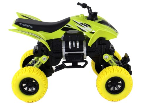 LEAN Toys Pojazd Terenowy Pchacz Quad XC Gumowe Koła Zielony