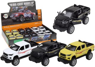 LEAN Toys Resorak Aluminiowy Autko Terenowe Napęd Biały Czarny Żółty