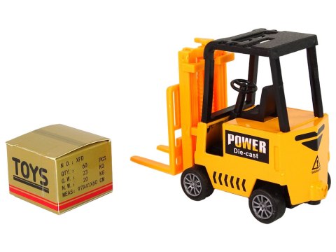 LEAN Toys Wózek Widłowy Napęd Frykcyjny Pomarańczowy