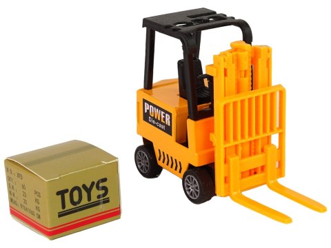 LEAN Toys Wózek Widłowy Napęd Frykcyjny Pomarańczowy