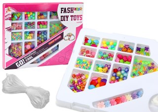 LEAN Toys Zestaw Kreatywny Koraliki Do Tworzenia Biżuterii DIY