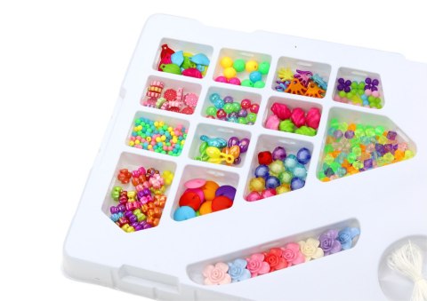 LEAN Toys Zestaw Kreatywny Koraliki Do Tworzenia Biżuterii DIY