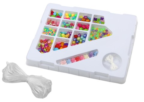 LEAN Toys Zestaw Kreatywny Koraliki Do Tworzenia Biżuterii DIY