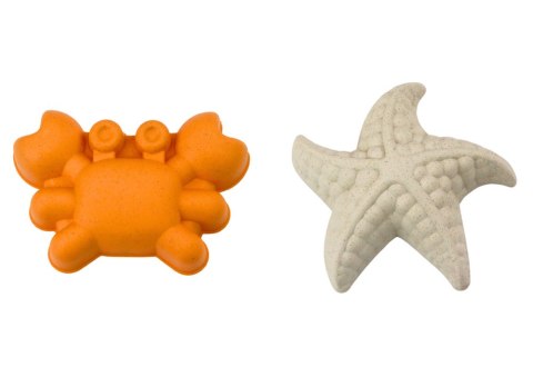 LEAN Toys Zestaw Zabawek Do Piasku Wiaderko Młynek Sitko foremki Pastelowy