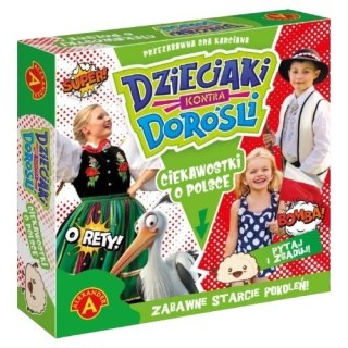 Gra Ciekawostki o Polsce. Dzieciaki kontra Dorośli. Alexander
