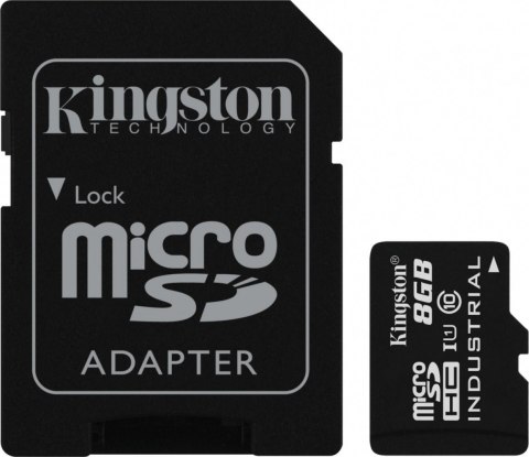 Karta microSD 8GB CL10 UHS-I Industrial Kingston Karta microSD 8GB CL10 UHS-I Industrial Kingston