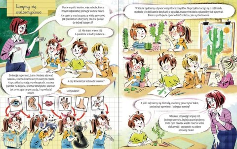 Książeczka Szkoła i ja. Uczymy się wszystkimi zmysłami