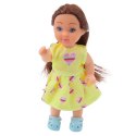 LEAN TOYS Zestaw 3 Mini Laleczek Przyjęcie Urodzinowe Lalka Urodziny Sukienka 3 Szt.