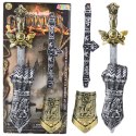 LEAN TOYS Zestaw Rycerski Gladiator Miecz Ochraniacze Pas Zdobione