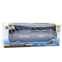 LEAN Toys Statek Łódź Podwodna Strzelająca Torpedami Napęd Ciemnoszara 28cm
