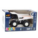 LEAN Toys Wywrotka Ciężarówka Budowlana Metalowe Elementy Napęd Biała